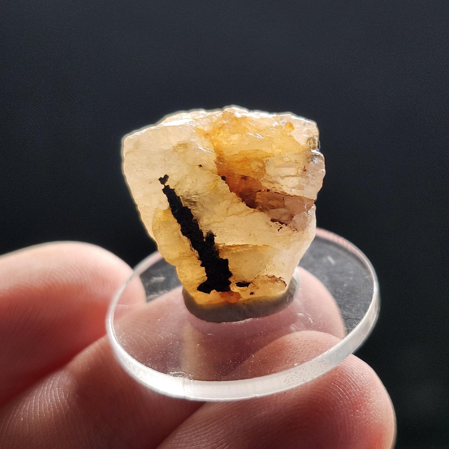 Golden Phenacite Crystal 5.2g, Nigerian Phenakite Specimen
