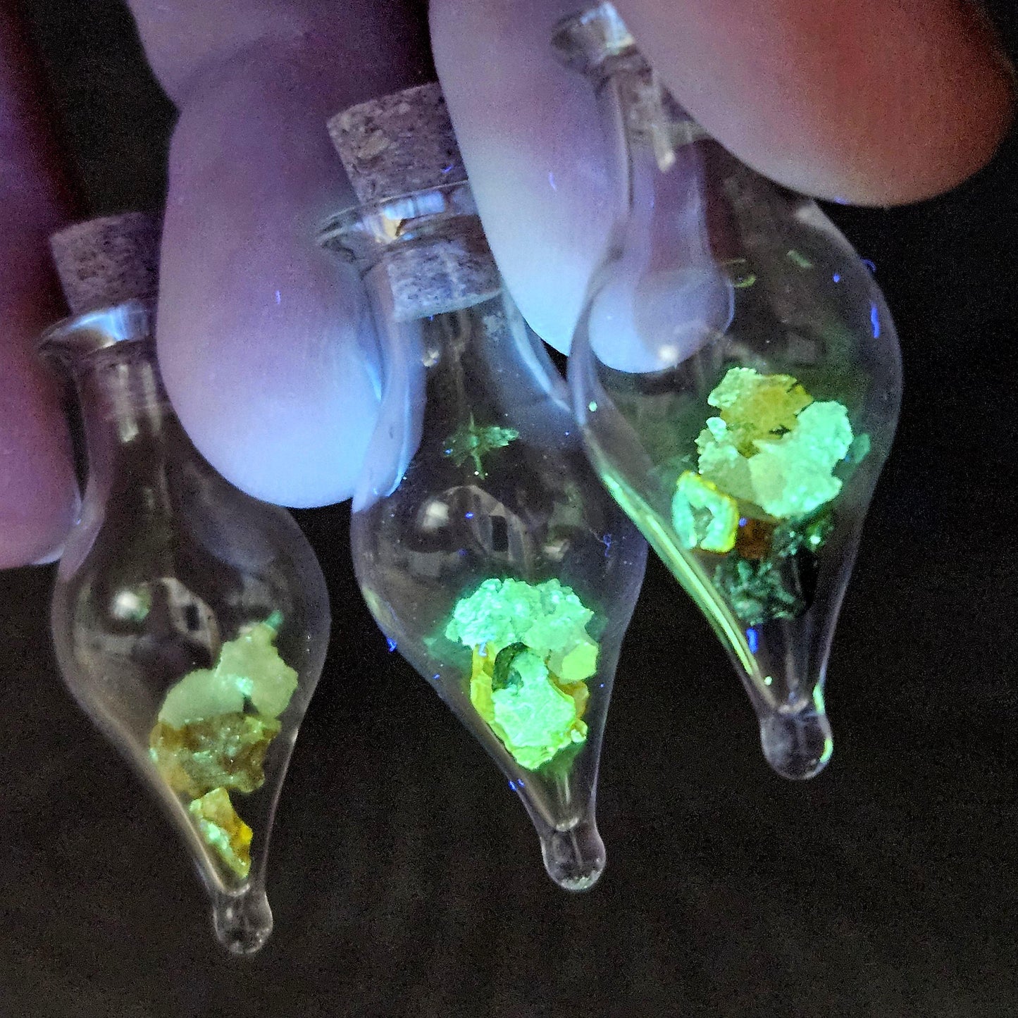 Zincite Crystal Specimen Jar