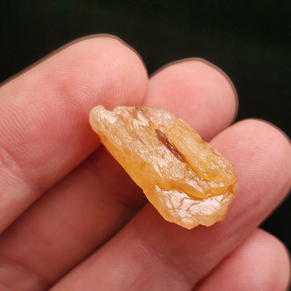 Golden Phenacite Crystal 4g, Nigerian Phenakite Specimen