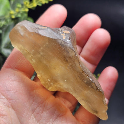 Libyan Desert Glass Specimen 81g, Raw Libyan Gold Tektite Crystal