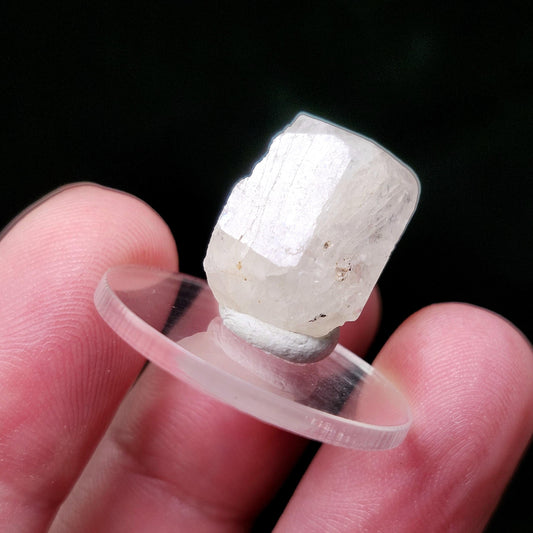 White Phenacite Crystal 3.4g, Terminated Phenakite from Nigeria