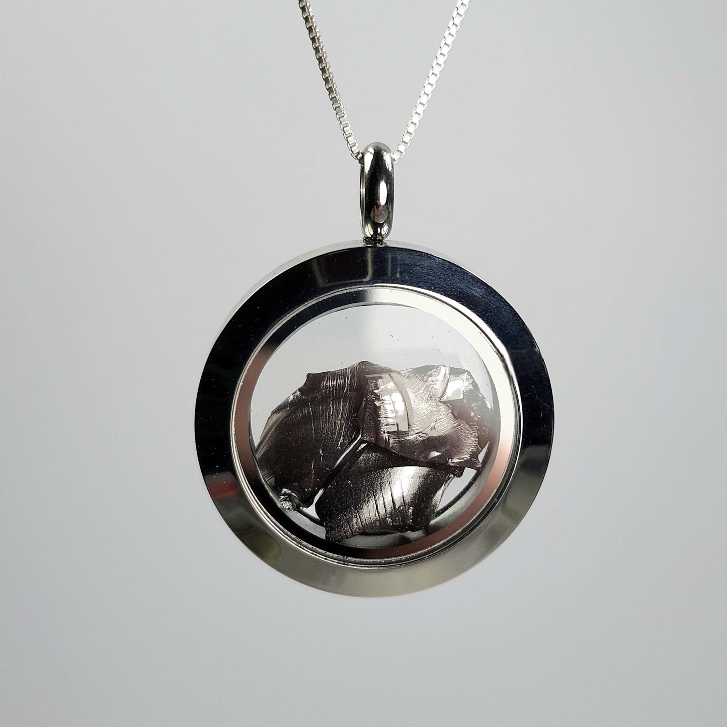 Shungite Pendant, Noble Elite Shungite Crystal Necklace