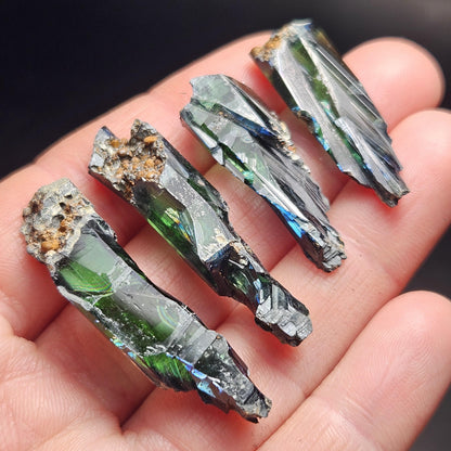 Terminated Vivianite Crystal, High