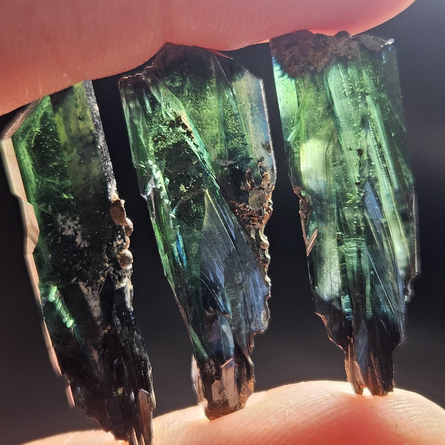 Terminated Vivianite Crystal, High