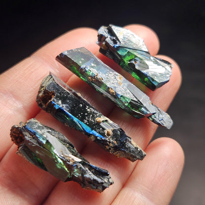 Terminated Vivianite Crystal, High