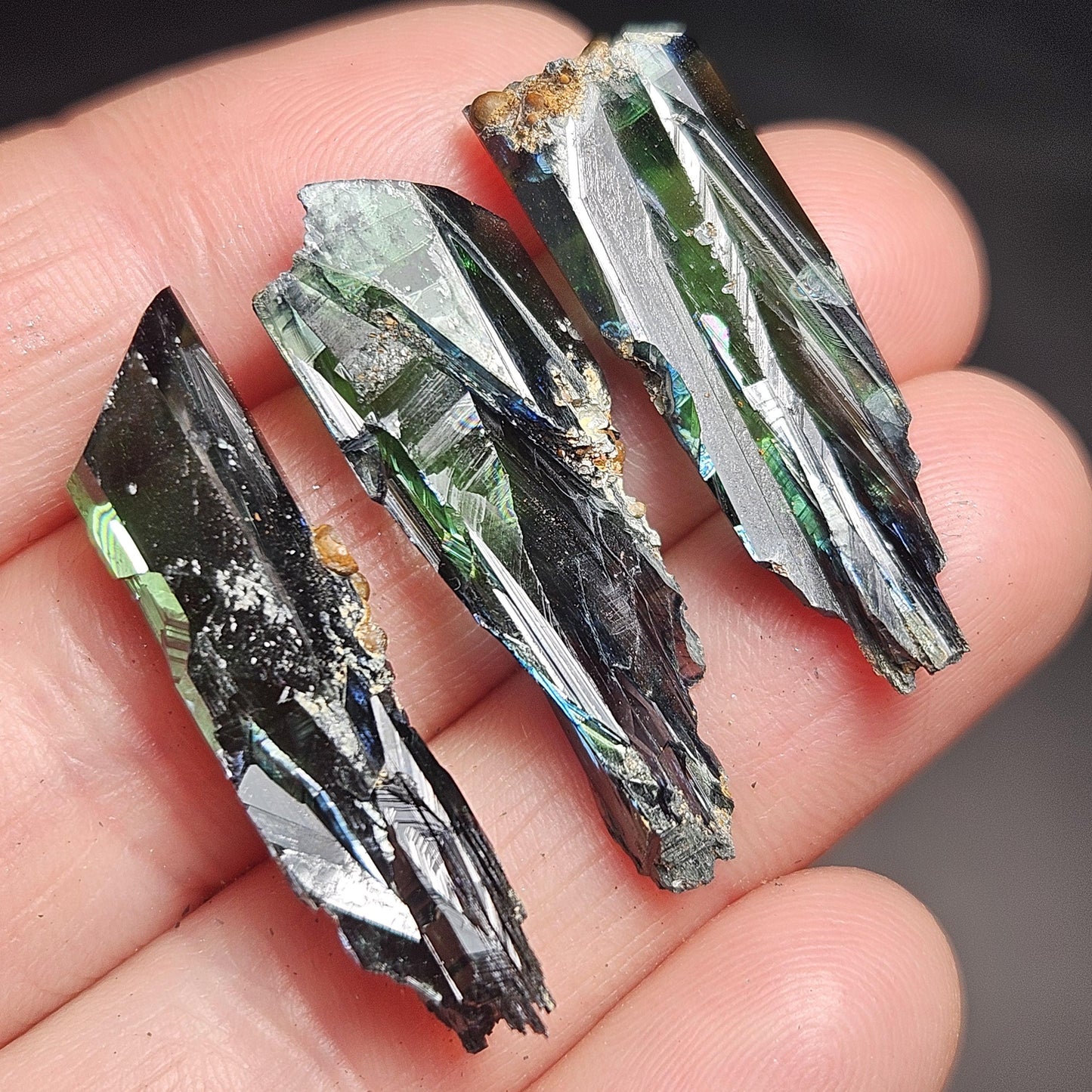 Terminated Vivianite Crystal, High