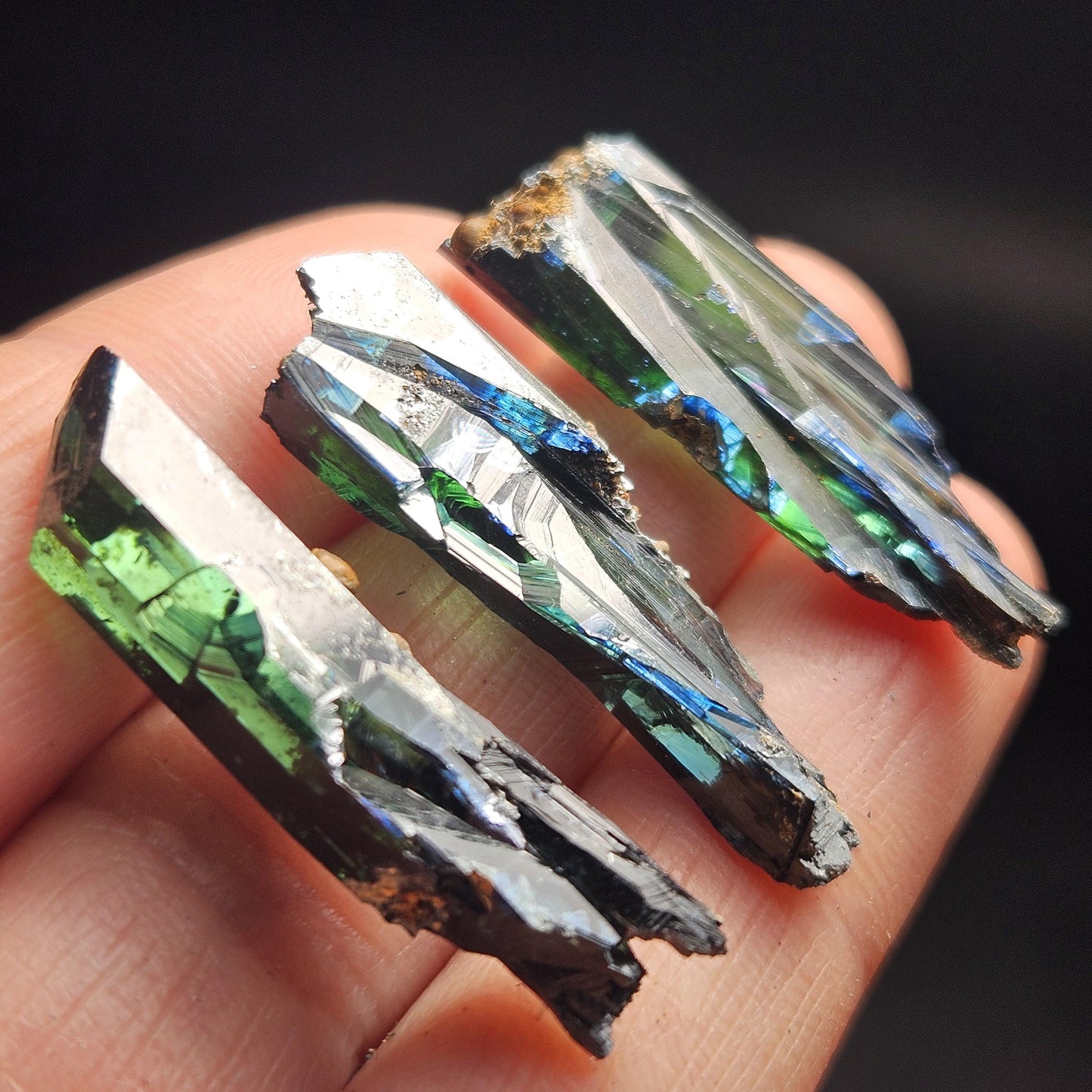 Terminated Vivianite Crystal, High