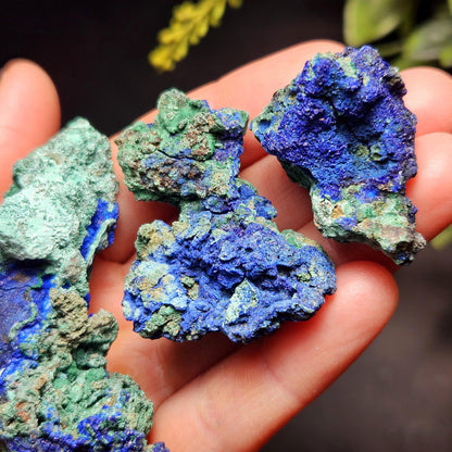 Malachite Azurite Specimen, Raw Malachite
