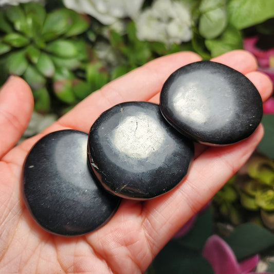 Polished Shungite Crystal, Elite Noble Shungite Disc