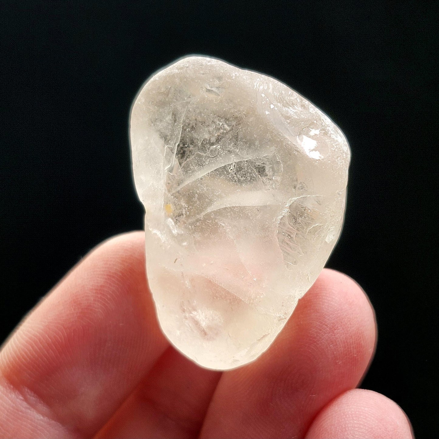 XL Frosted Topaz Crystal, Nigerian Raw Topaz Specimen