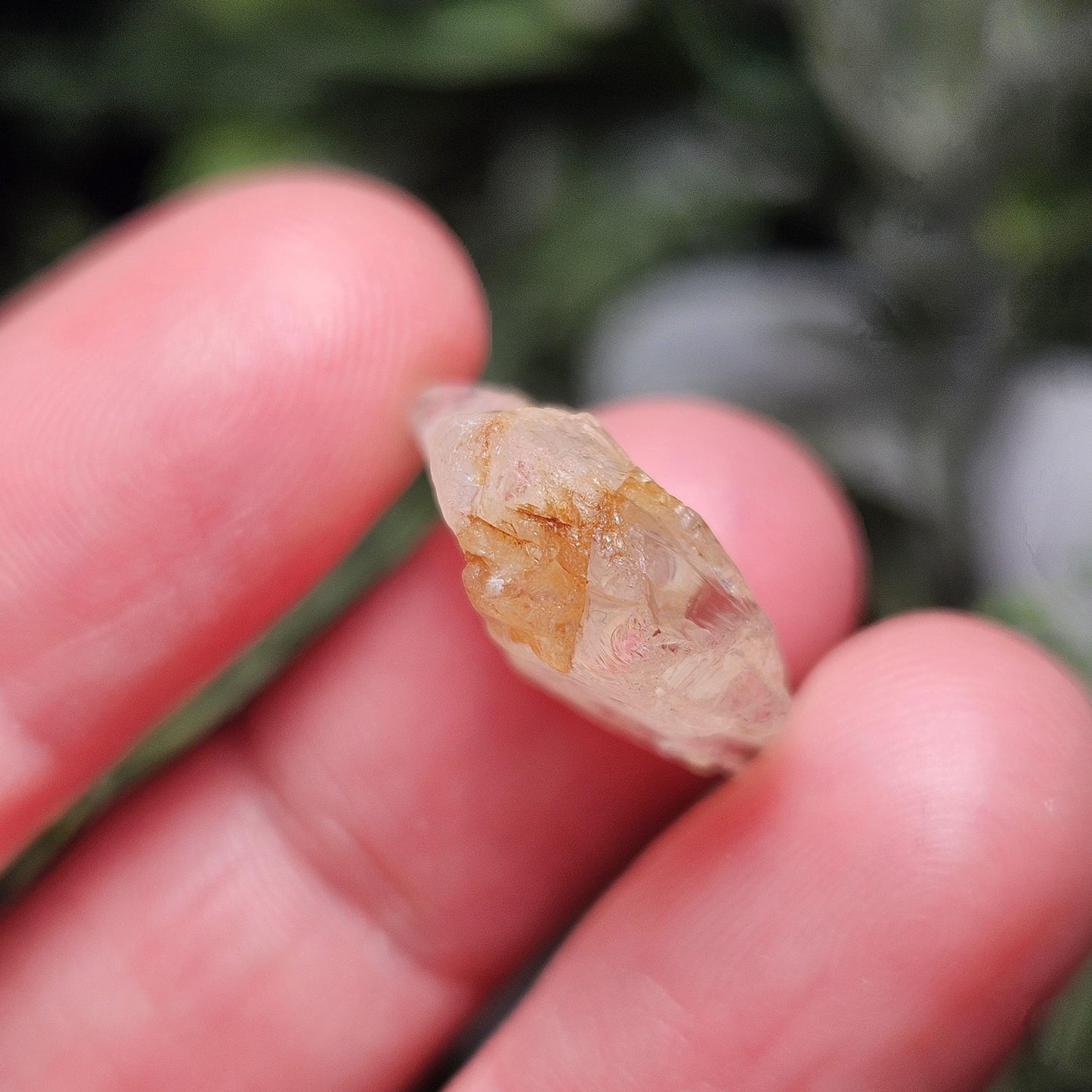 Golden Phenacite Crystal 2.7g, Nigerian Phenakite Specimen