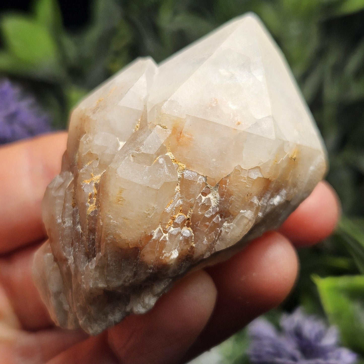Pineapple Quartz Crystal, Madagascar Quartz Point