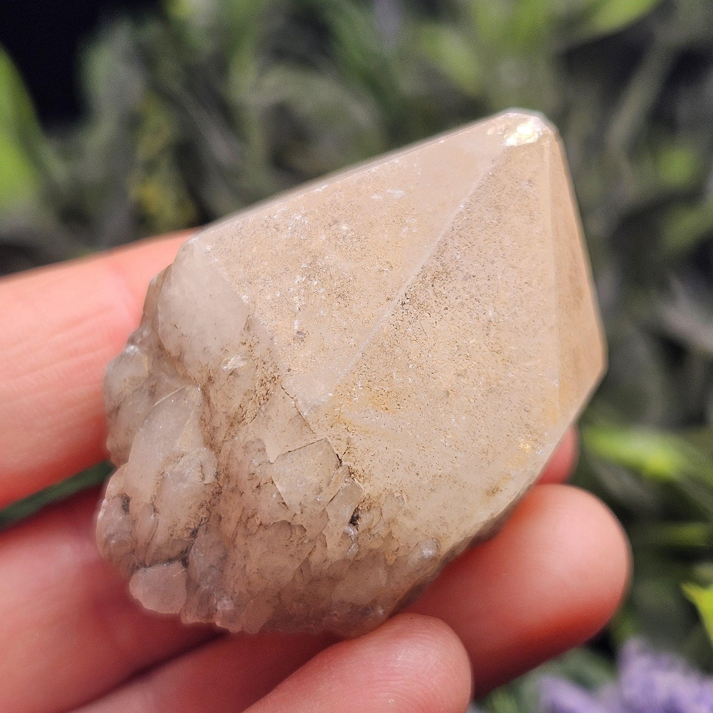 Pineapple Quartz Crystal, Madagascar Quartz Point