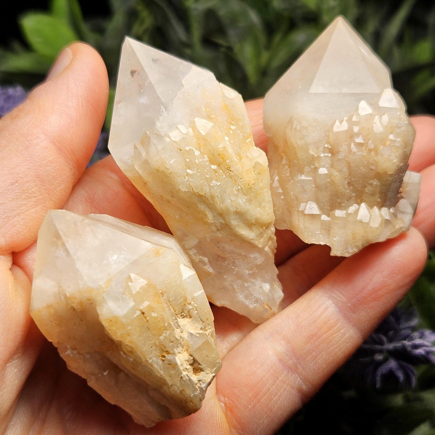 Pineapple Quartz Crystal, Madagascar Quartz Point