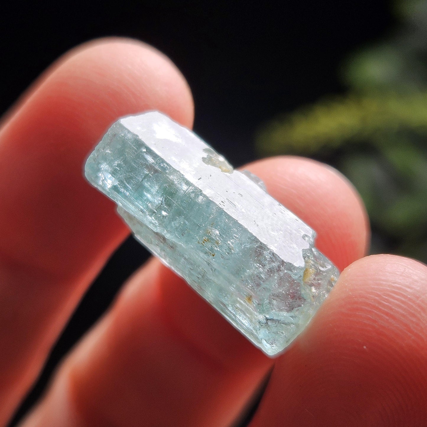 Terminated Emerald Crystal 2.8g, Nigerian Vanadium Emerald, Green Beryl