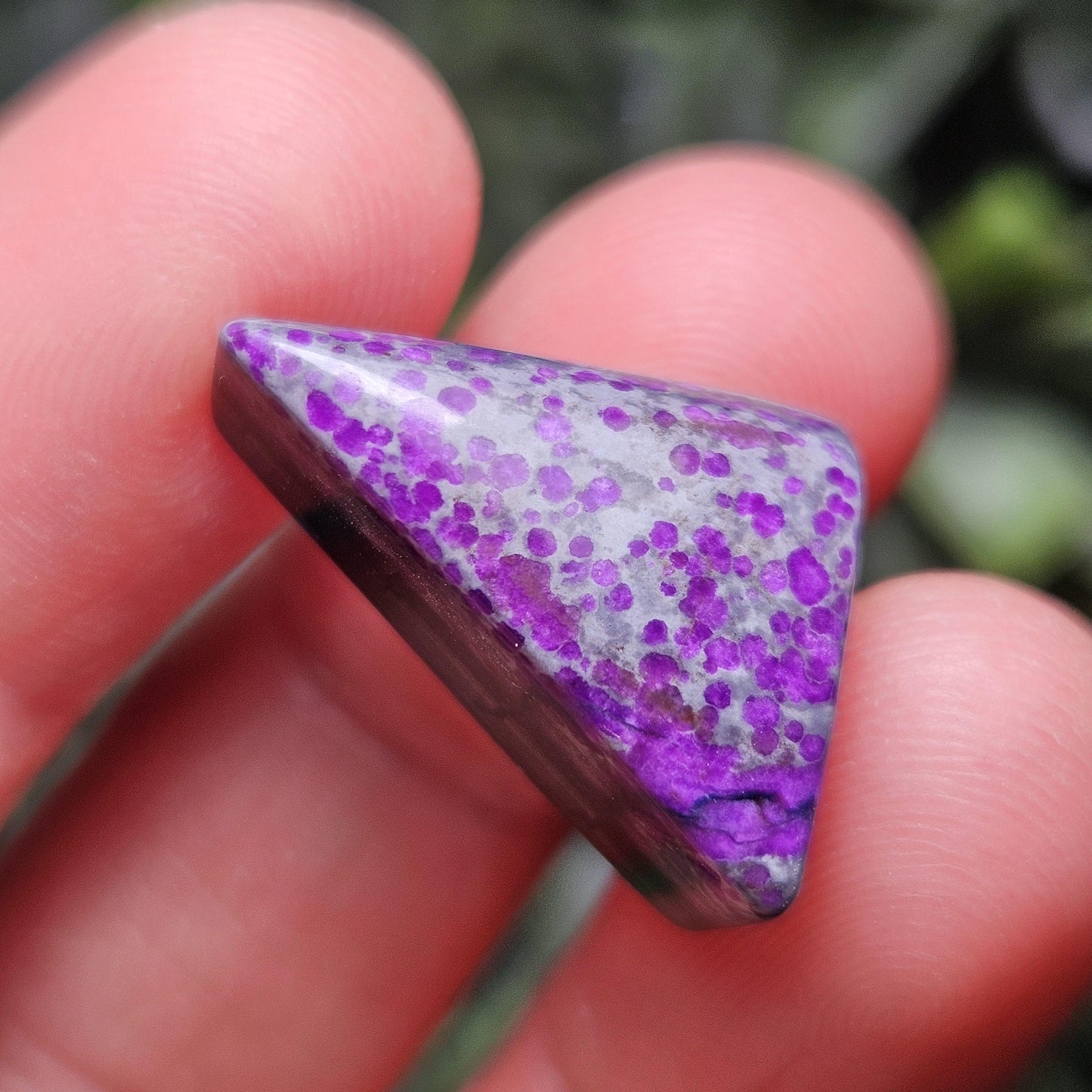 Polished Sugilite Cabochon 5g, Purple South African Sugilite Crystal