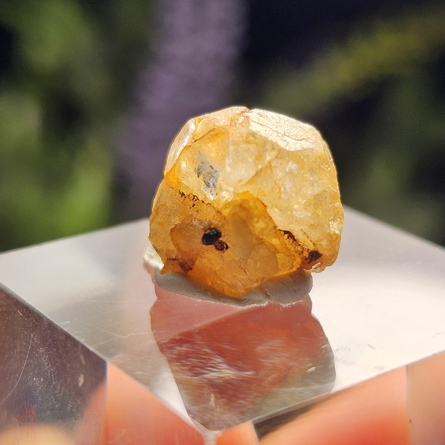 Terminated Golden Phenacite Crystal 1.38g, Nigerian Phenakite Specimen