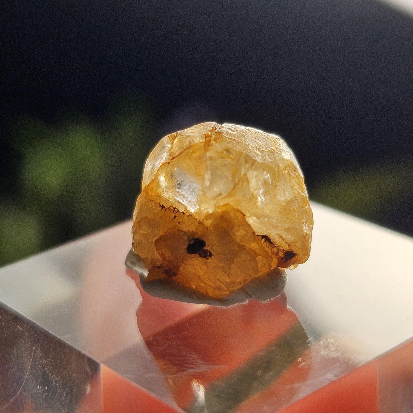 Terminated Golden Phenacite Crystal 1.38g, Nigerian Phenakite Specimen