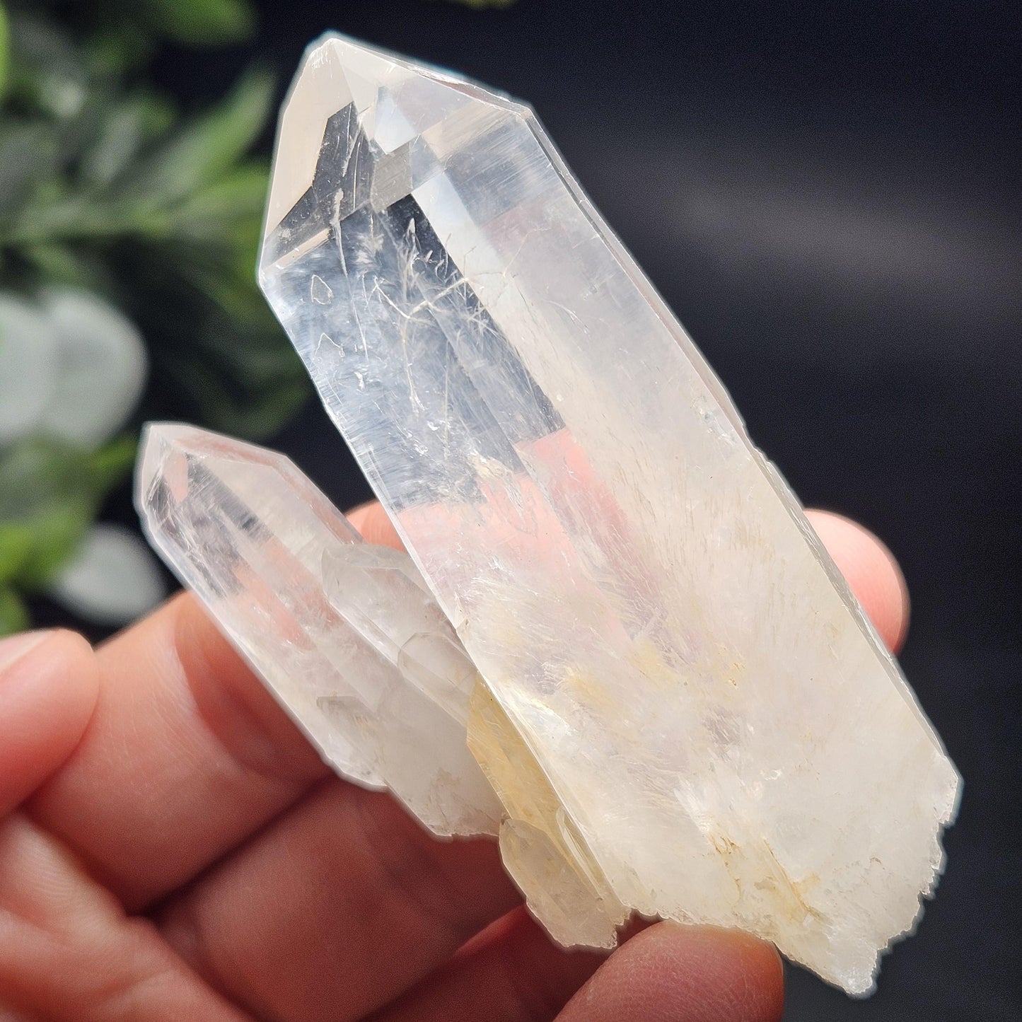 Blue Needle Colombian Quartz 52g, Colombian Crystal