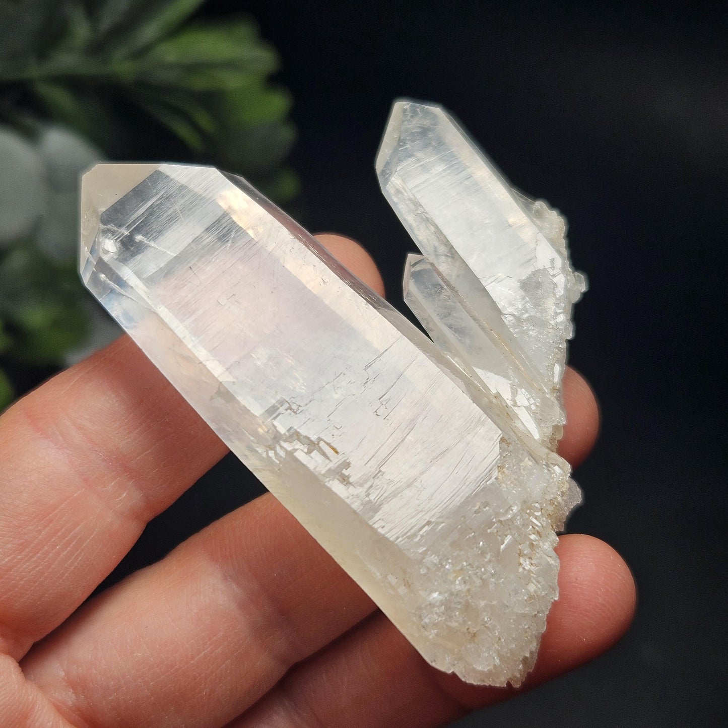 Blue Needle Colombian Quartz 52g, Colombian Crystal