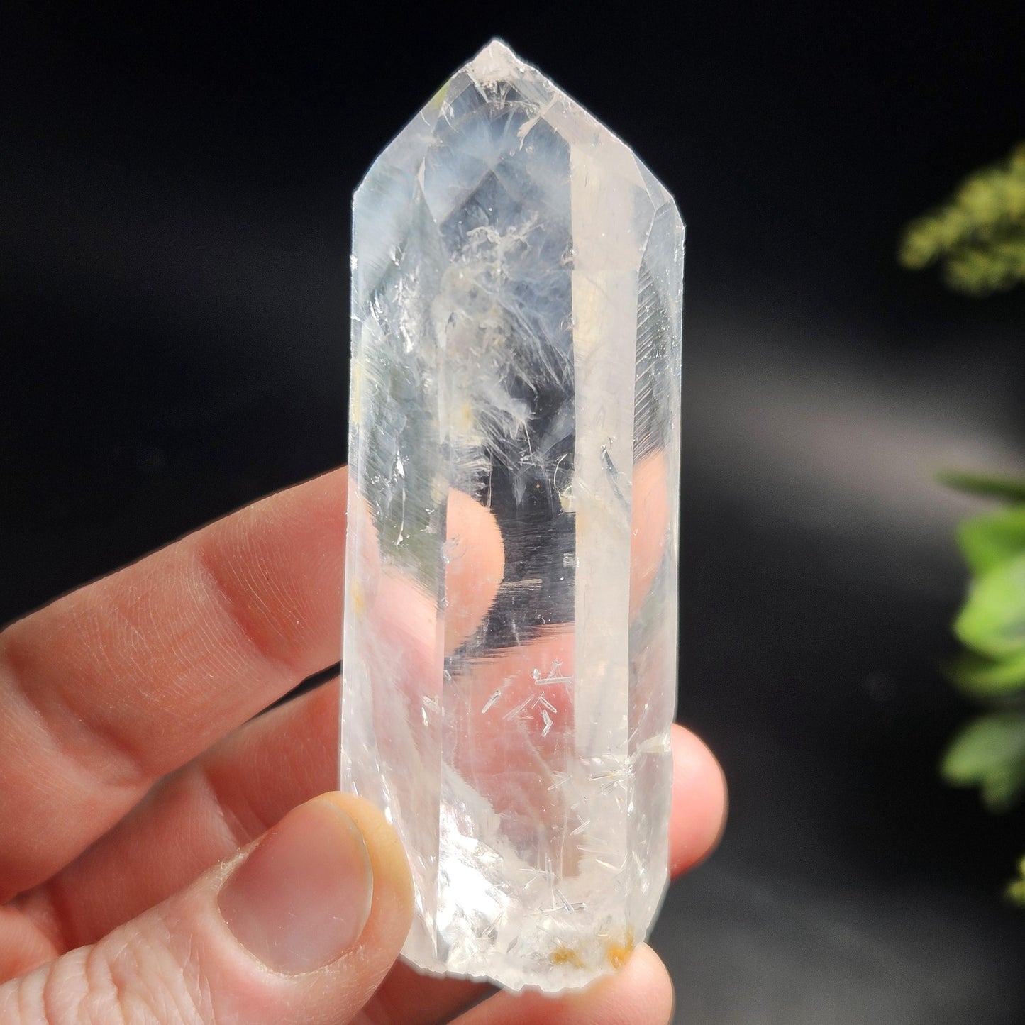 Blue Needle Colombian Quartz 79g, Colombian Crystal