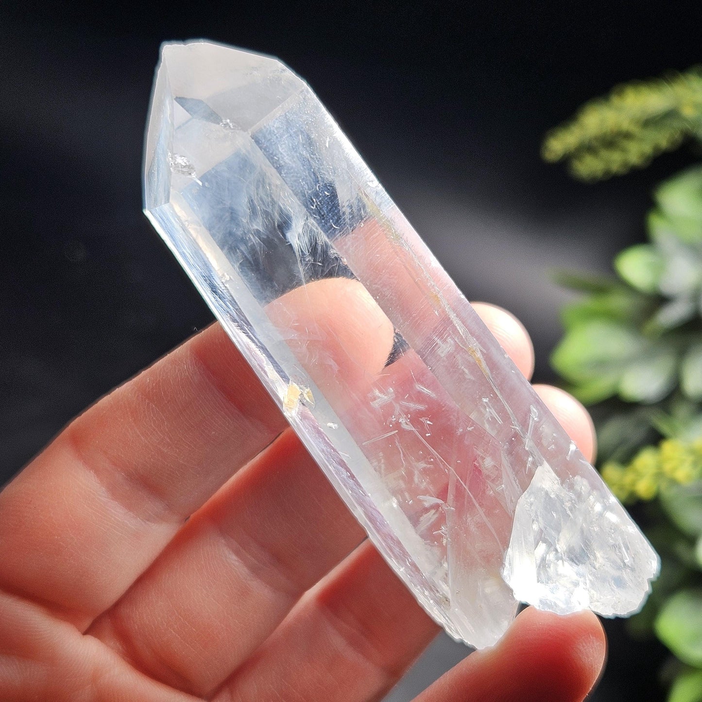 Blue Needle Colombian Quartz 79g, Colombian Crystal