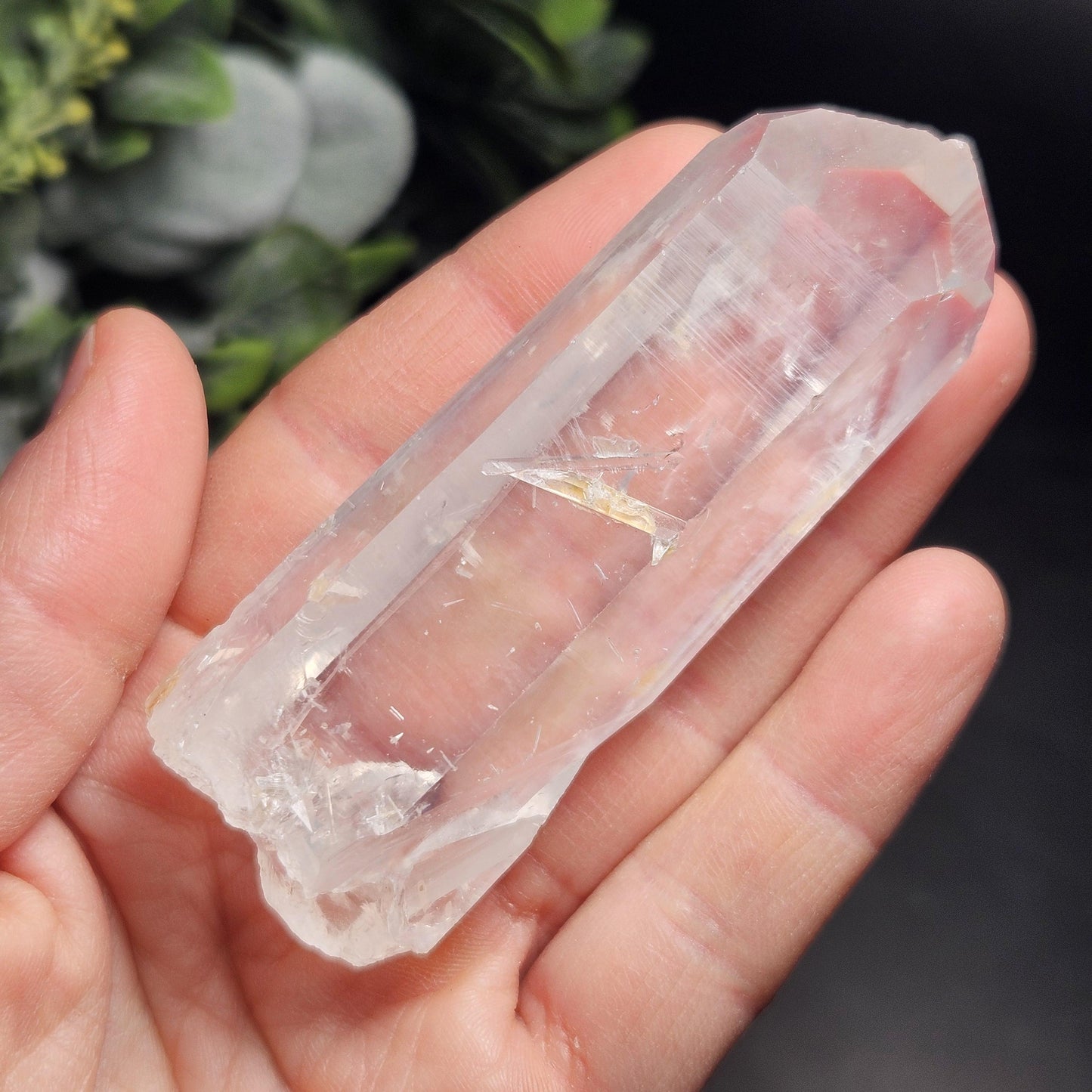 Blue Needle Colombian Quartz 79g, Colombian Crystal