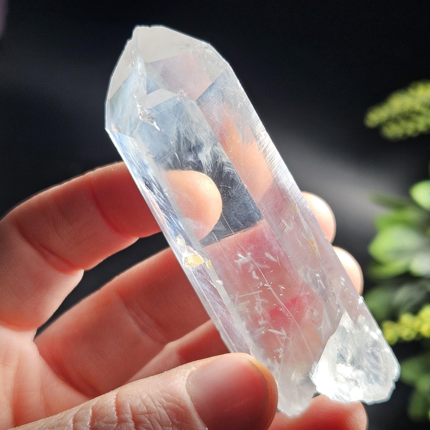 Blue Needle Colombian Quartz 79g, Colombian Crystal