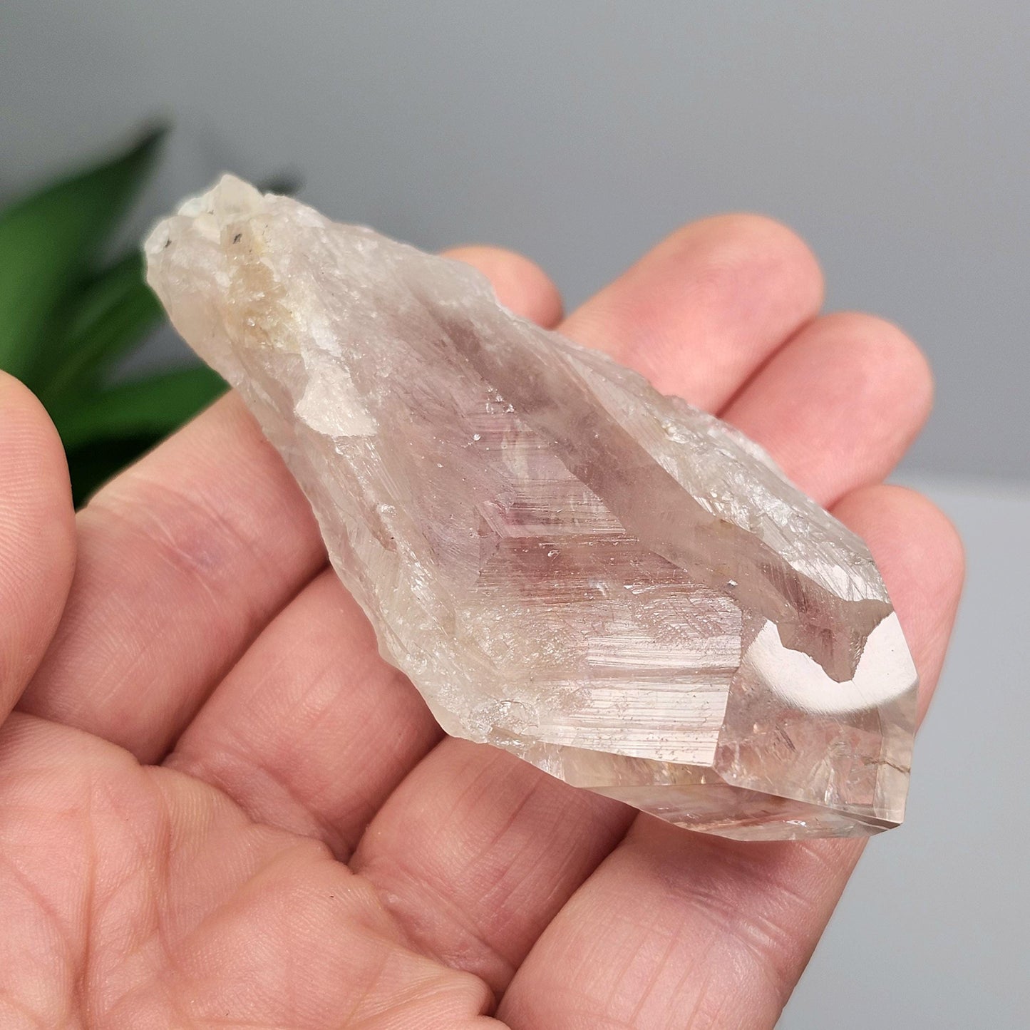 UV Phantom Powellite Amethyst 58g, Bahia Brazil Crystal