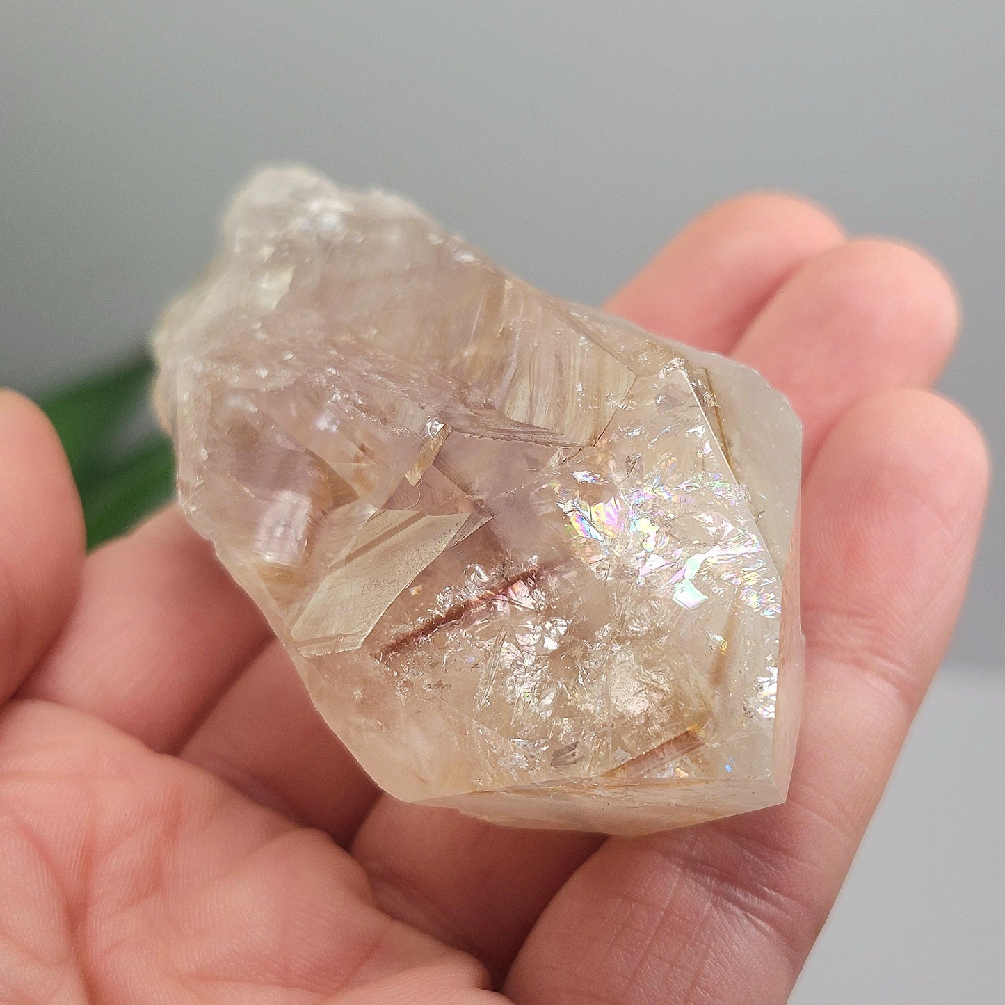 UV Phantom Amethyst Crystal 103g, Ultraviolet Phantom Quartz Specimen