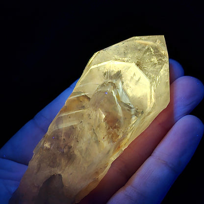 UV Phantom Amethyst Crystal 103g, Ultraviolet Phantom Quartz Specimen