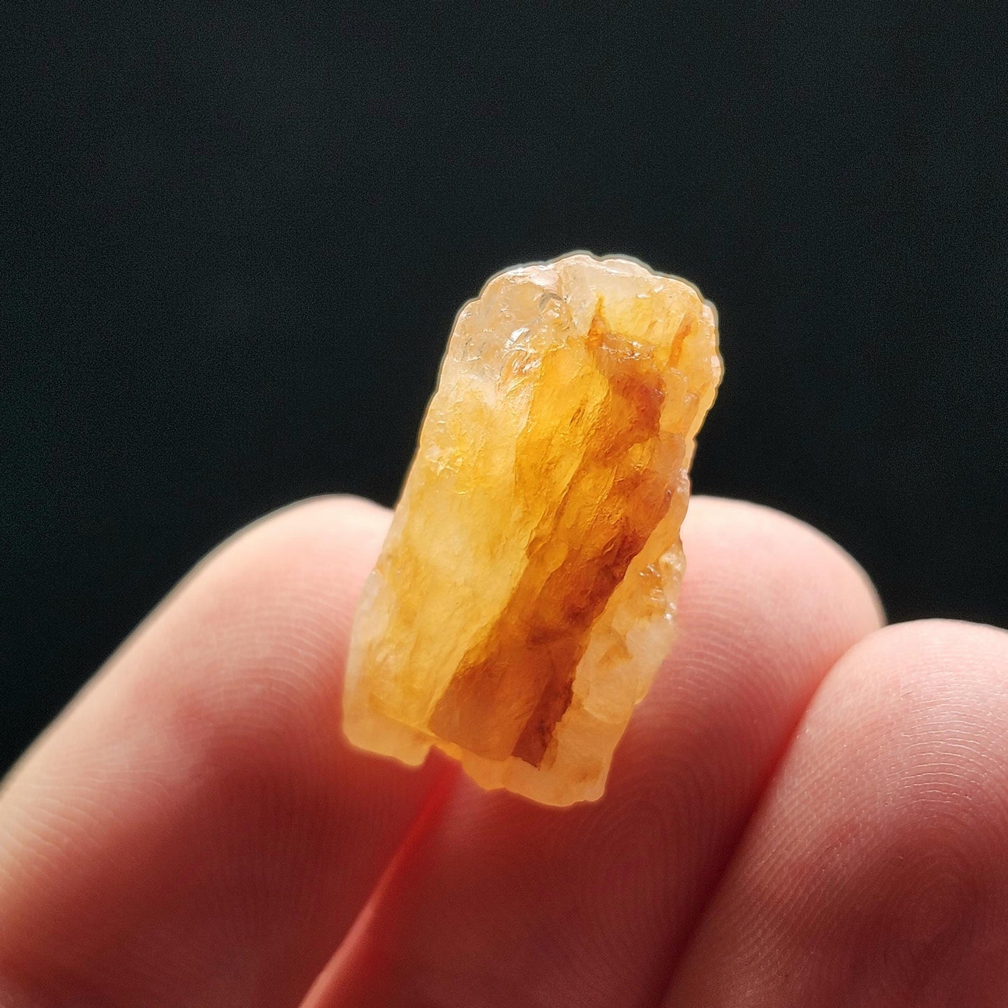 Golden Phenacite Crystal 4g, Nigerian Phenakite Specimen