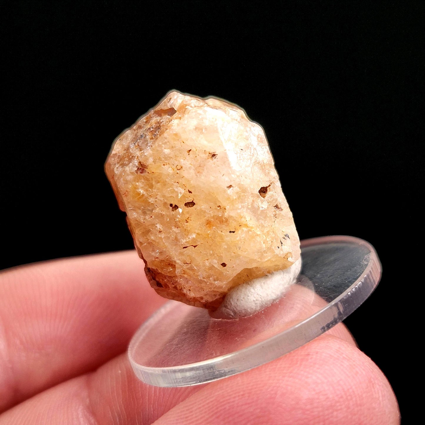 Golden Phenacite Terminated Crystal 5.5g, Nigerian Phenakite Specimen