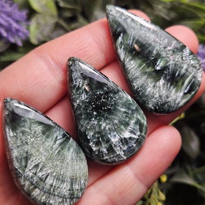 Seraphinite Crystal Cabochon (1.25