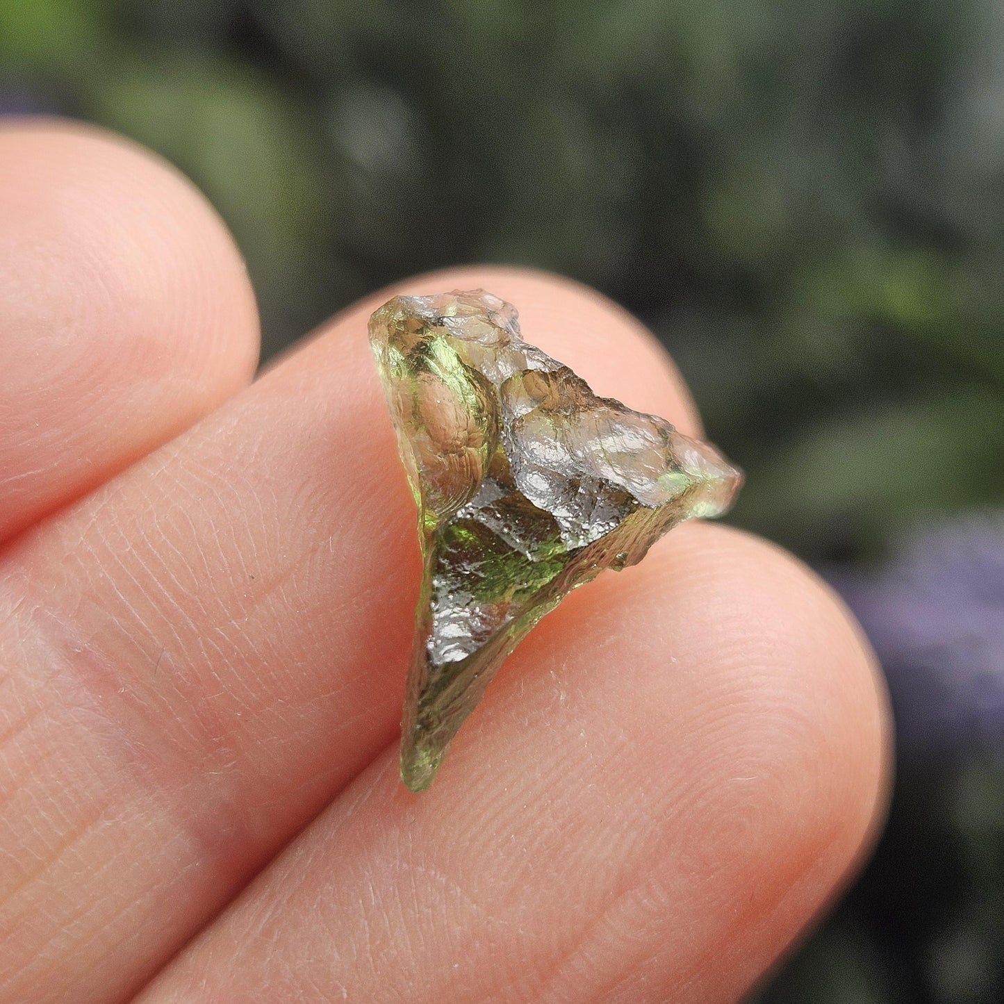 Rare Collector’s Set: Moldavite, Phenacite, Tanzanite, Ruby