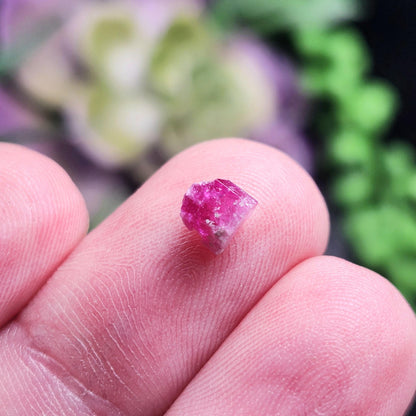 Bixbite Red Beryl Crystal from Utah .55ct, Red Emerald Gemstone