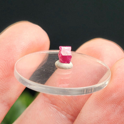 Bixbite Crystal from Utah .45ct, Red Beryl Authentic Specimen