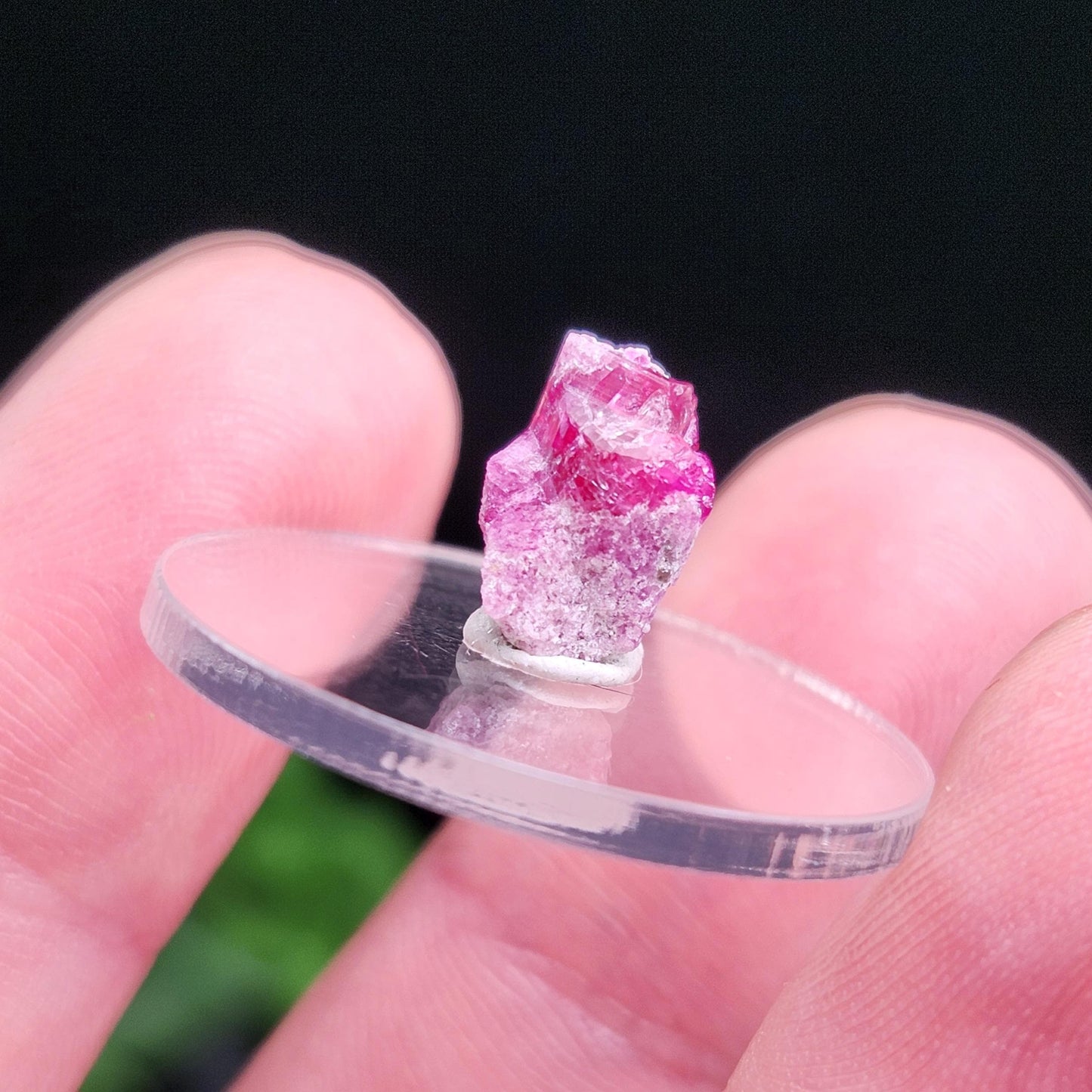Bixbite Crystal, Terminated Red Beryl Crystal from Utah 1.9ct, Red Emerald Bixbite Gem