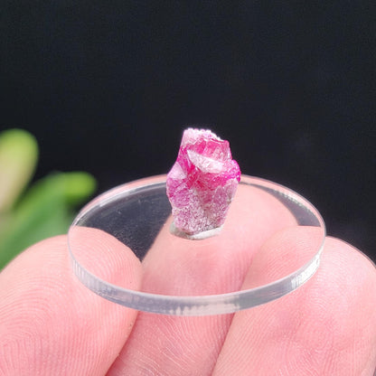 Bixbite Crystal, Terminated Red Beryl Crystal from Utah 1.9ct, Red Emerald Bixbite Gem