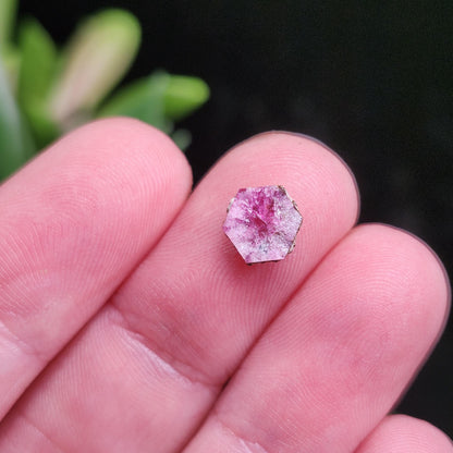 Bixbite Red Beryl Crystal from Utah .8ct, Red Emerald Gemstone