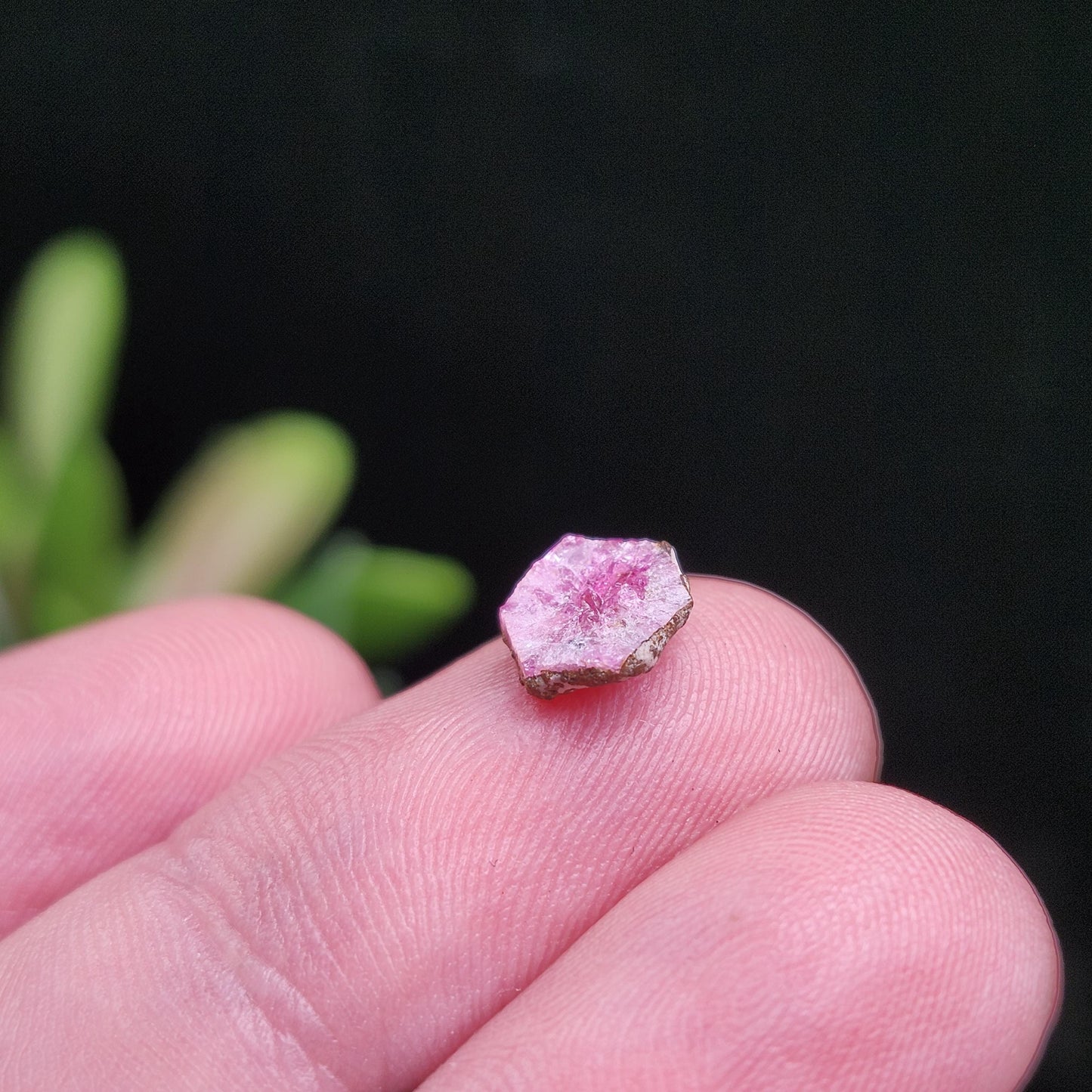 Bixbite Red Beryl Crystal from Utah .8ct, Red Emerald Gemstone