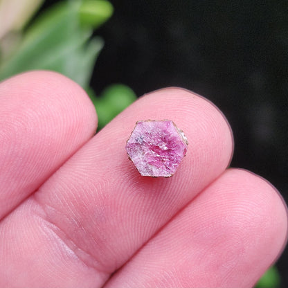 Bixbite Red Beryl Crystal from Utah .8ct, Red Emerald Gemstone