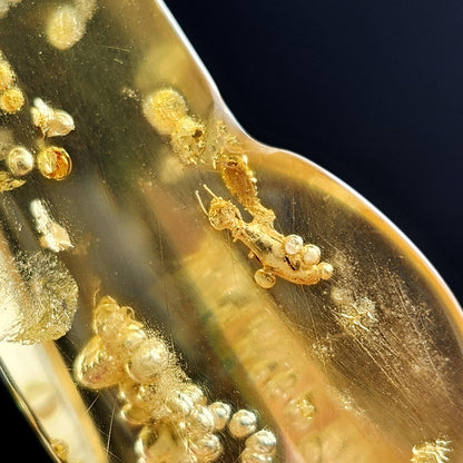 Amber with Bugs & Static ENHYDRO 30g, UV Reactive Natural Amber Fossil with Insect Inclusions