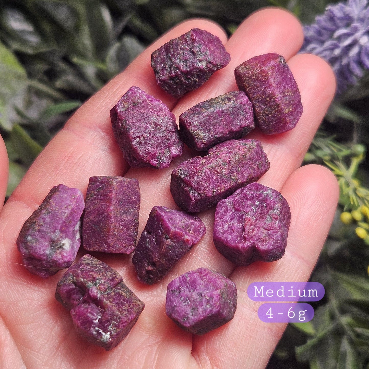 Raw Ruby Crystal Specimen: Natural Burgundy Ruby Stone, Red Corundum