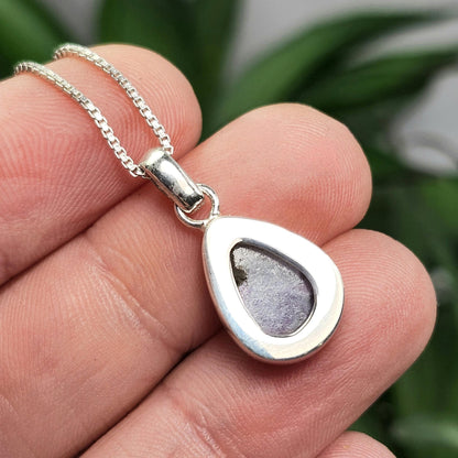 Sugilite Pendant, Sterling Silver Sugilite Necklace