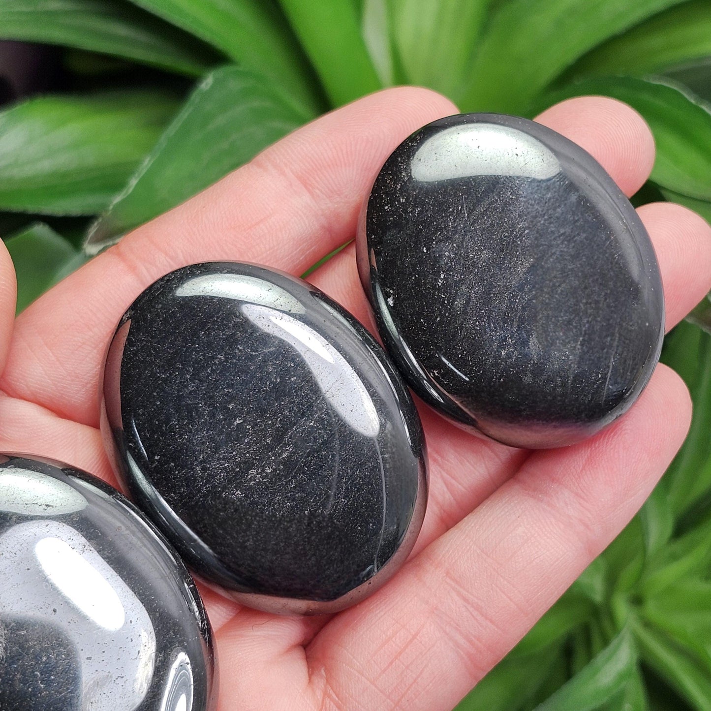 Hematite Palm Stone, Polished Hematite Crystal Specimen