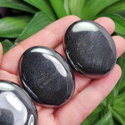 Hematite Palm Stone, Polished Hematite Crystal Specimen