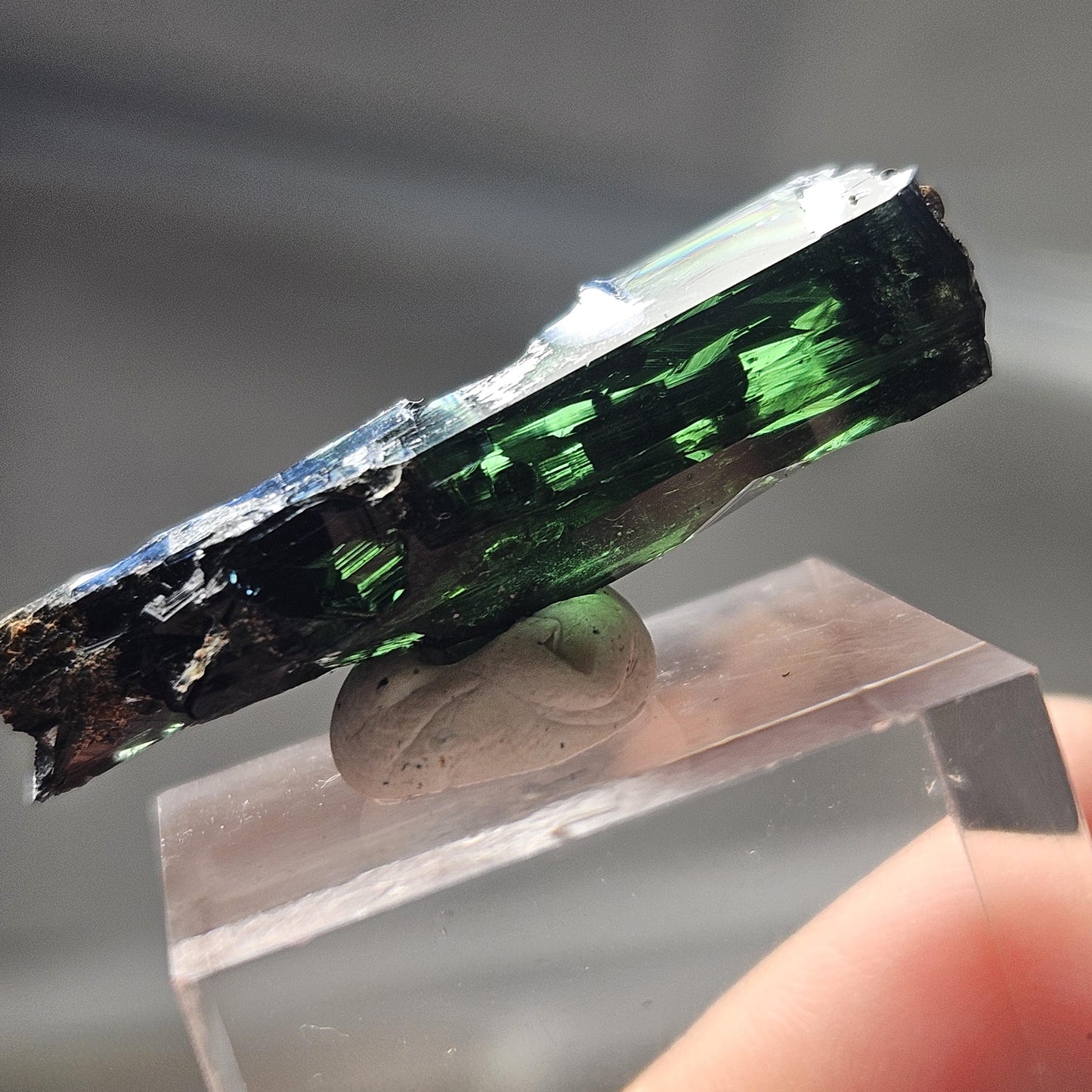 Vivianite Crystal Specimen, 3.5g Terminated Crystal