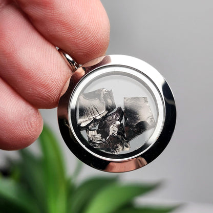 Shungite Pendant, Noble Elite Shungite Crystal Necklace