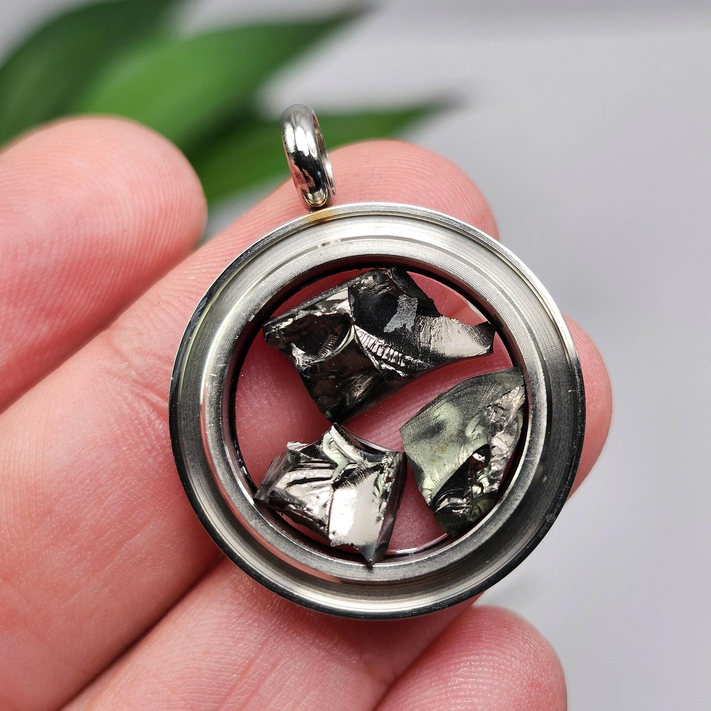 Shungite Pendant, Noble Elite Shungite Crystal Necklace